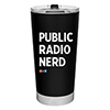 NPR® Public Radio Nerd Black Thermal Tumbler Thumbnail