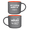 Morning Edition Grey/Orange Mug (Custom) Thumbnail
