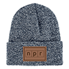 NPR® Leather Patch Beanie Thumbnail