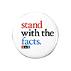 NPR® Stand with the Facts New Logo Round Magnet Thumbnail